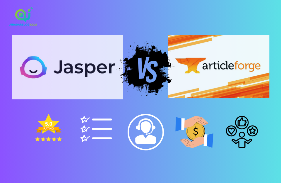 Competitive Comparison Jasper vs Article Forge