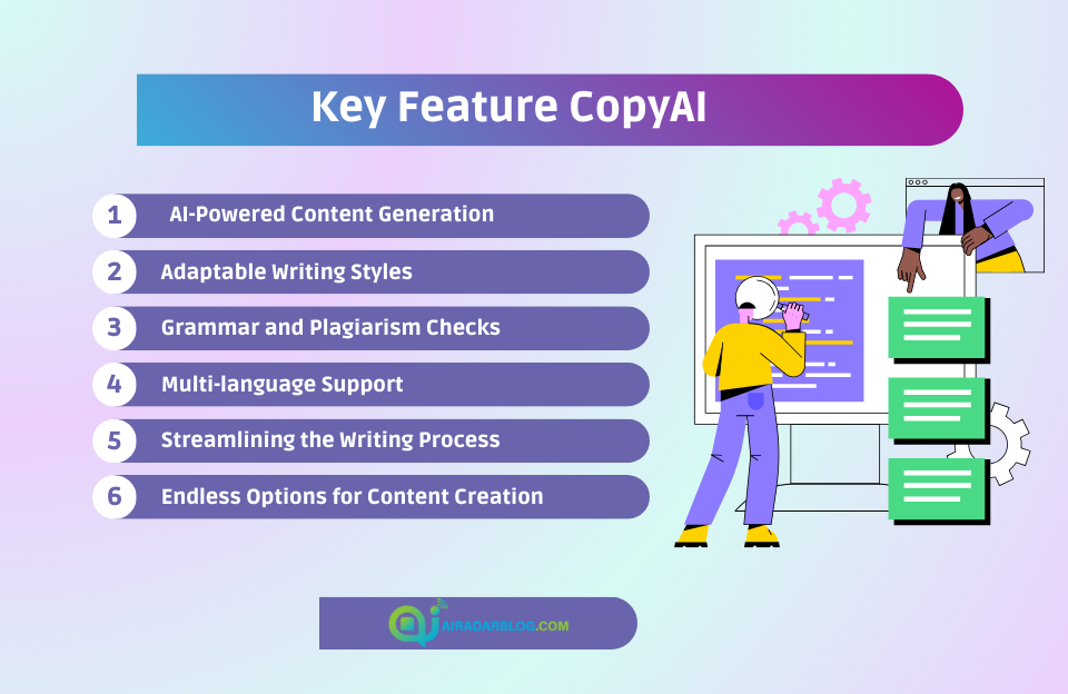 Key feature copyai Copy.ai reviews, compare, user experience and expert advice