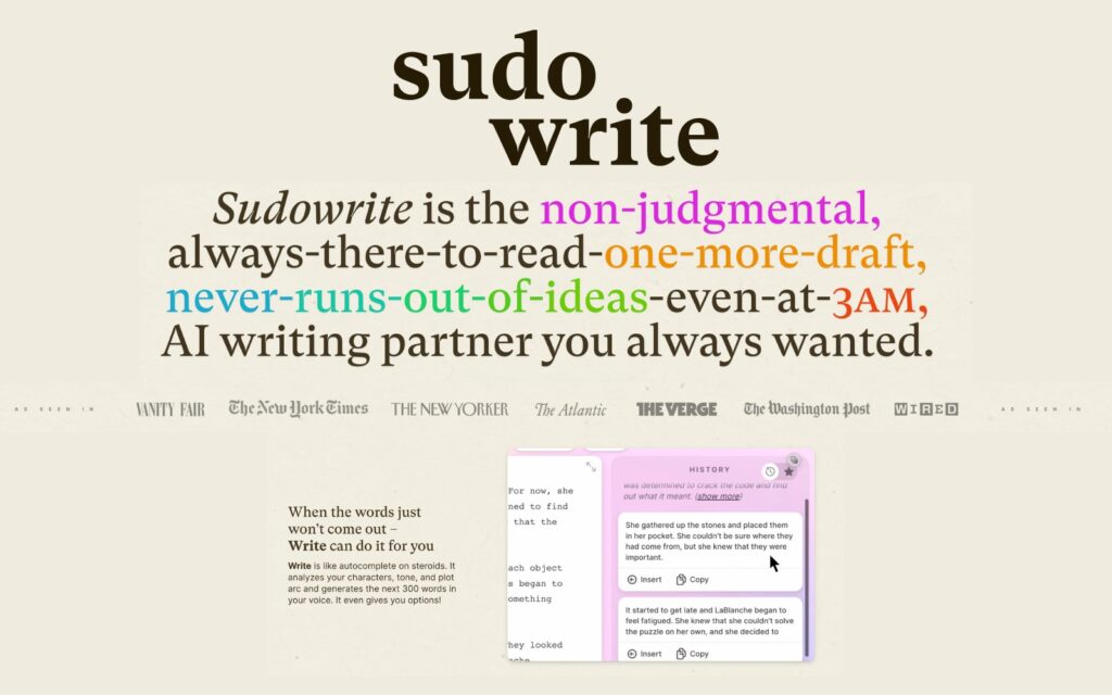 Sudowriter reviews, compare, user experience and expert advice