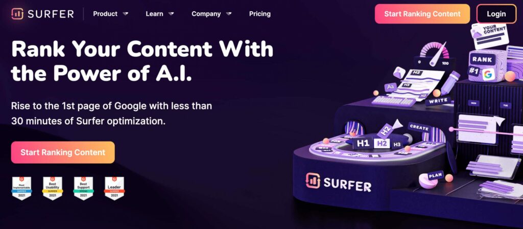 Surfer SEO Reviews, Rating, Feature, Benefit, Pricing and Expect Advice1