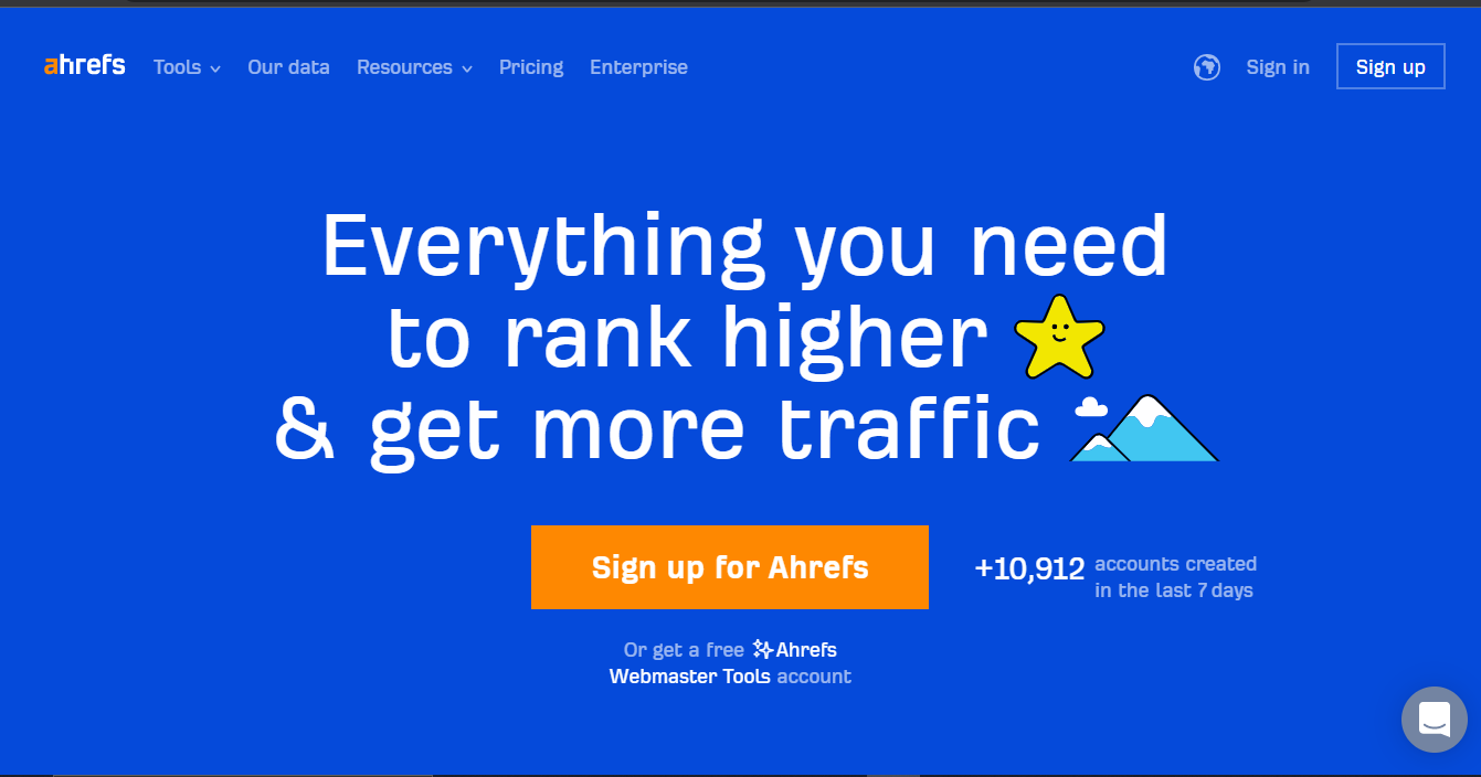 singup singin ahref Keyword Research for Affiliate Marketing Using Ahrefs